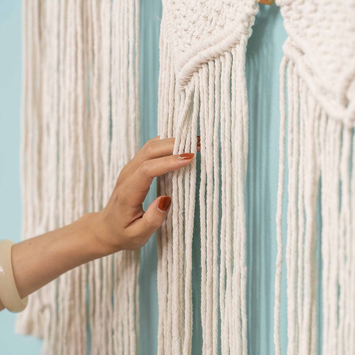 Macrame Wall Sash Decor 47" x 28"