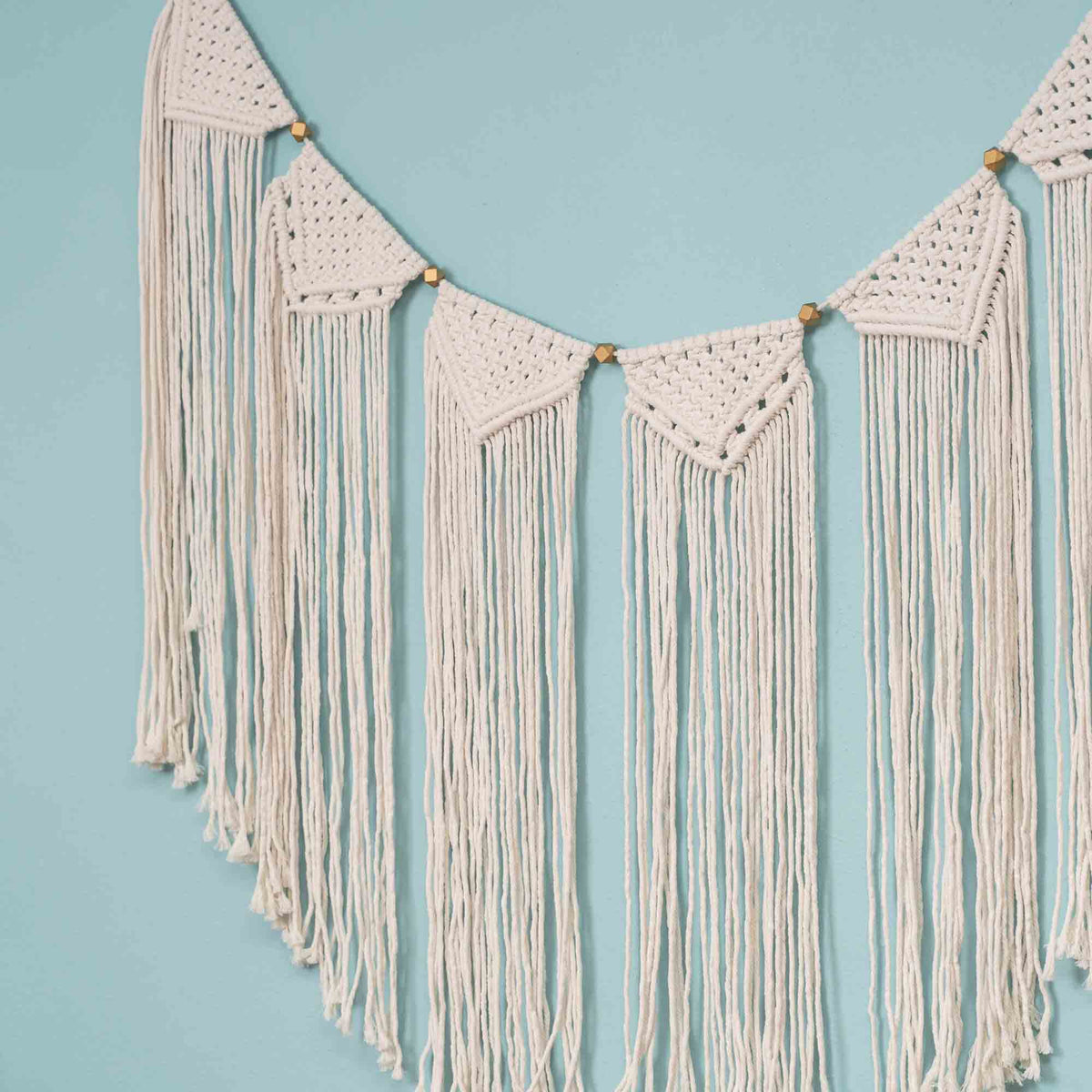 Macrame Wall Sash Decor 47" x 28"
