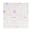 Square Spangle Sequin Panel with Clear Backing - Pink Iridescent