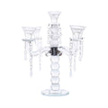 Crystal Four Arm Table Candelabra