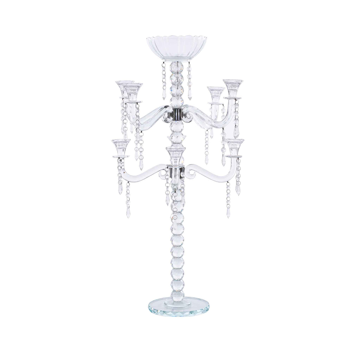 Crystal Eight Arm Candelabra