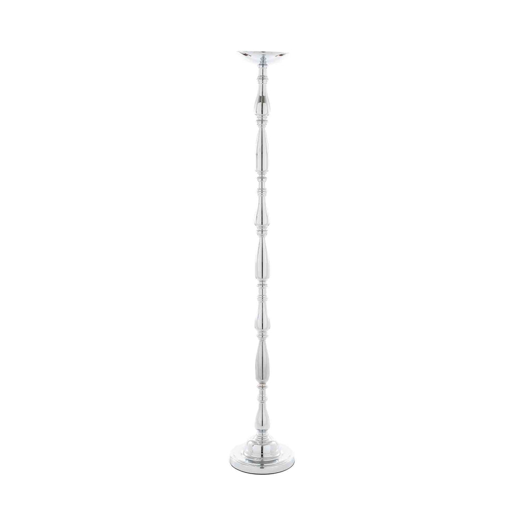 Piper Floral Riser 49.25 Inches Tall - Silver