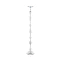 Piper Floral Riser 49.25 Inches Tall - Silver