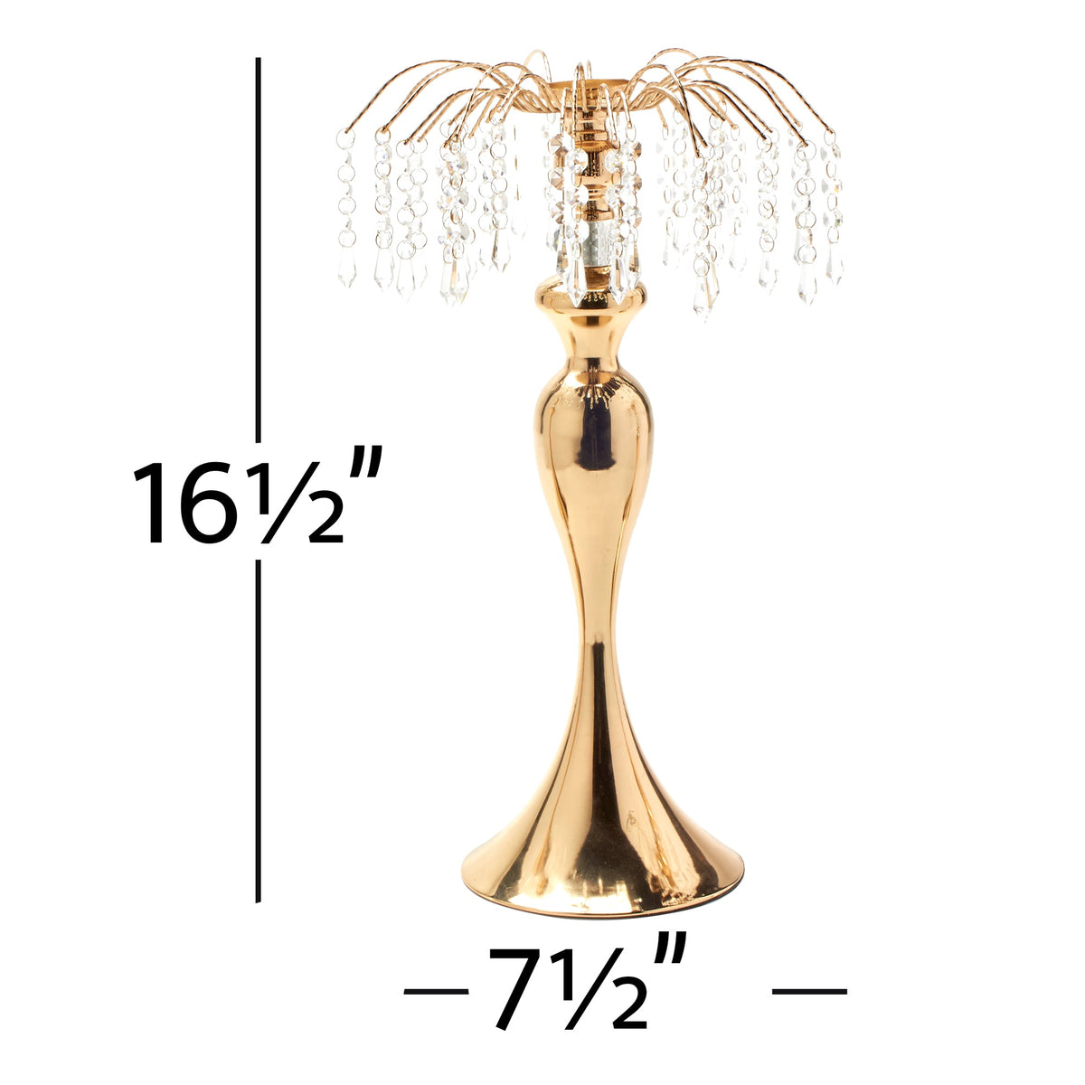 Fireworks Centerpiece 16.5" - Gold