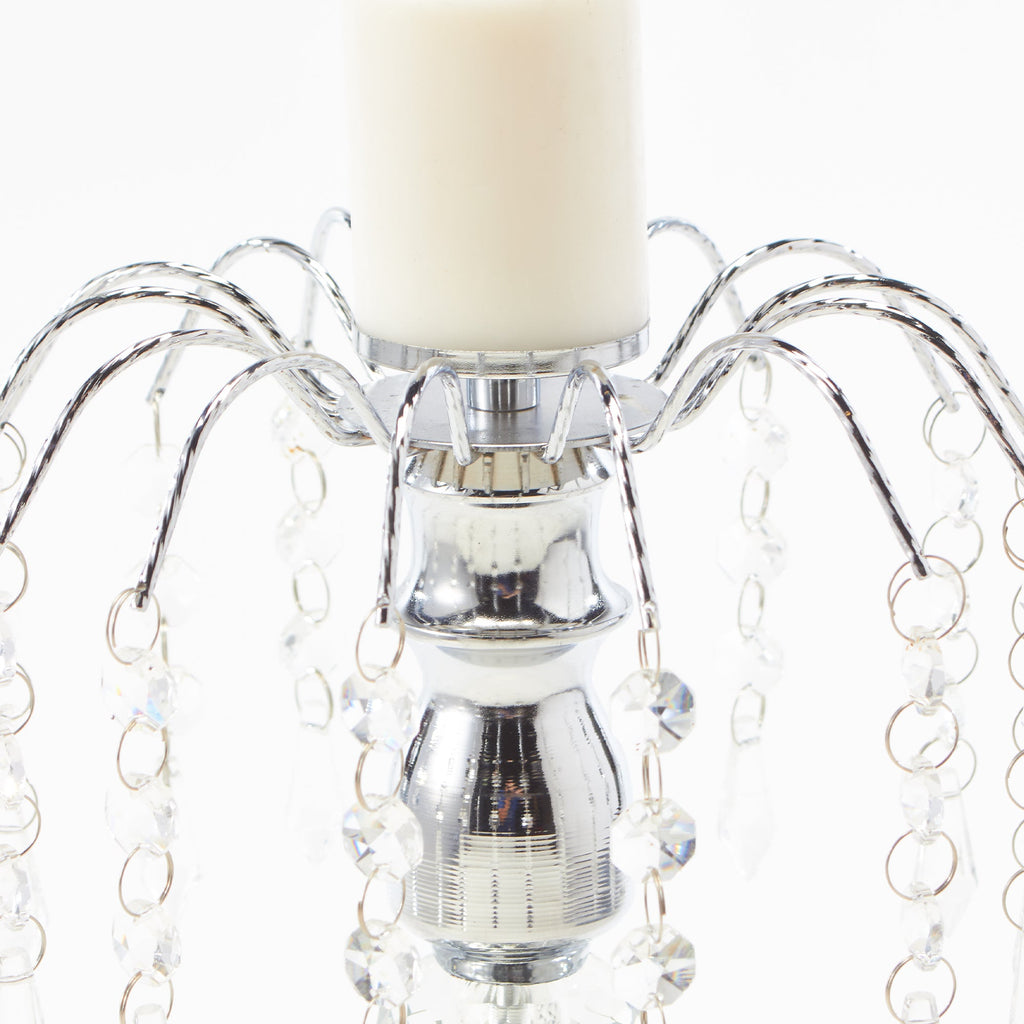 Fireworks Centerpiece 21" - Silver