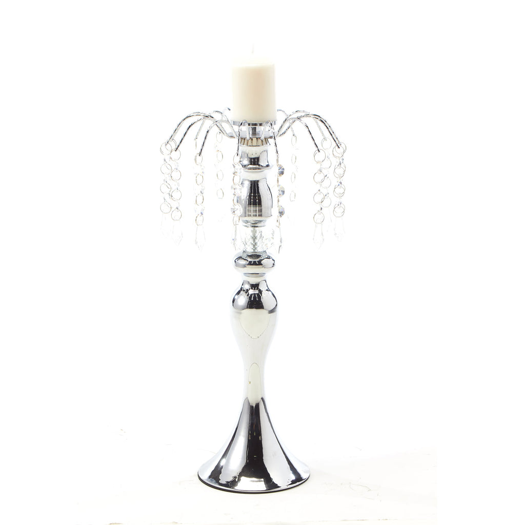 Fireworks Centerpiece 21" - Silver