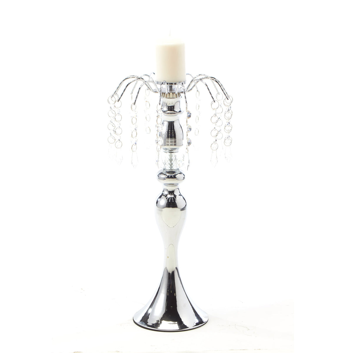 Fireworks Centerpiece 21" - Silver