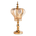 Monarch Candle Holder Centerpiece 19.75" - Gold