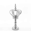Monarch Candle Holder Centerpiece 19.75" - Silver