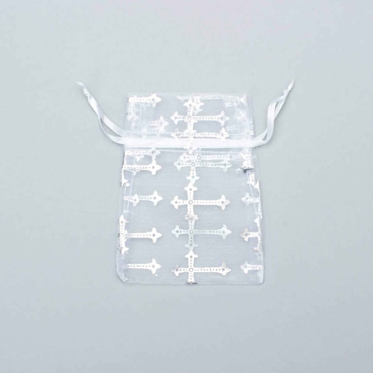 Extra Small Organza Bag - Cross Pattern
