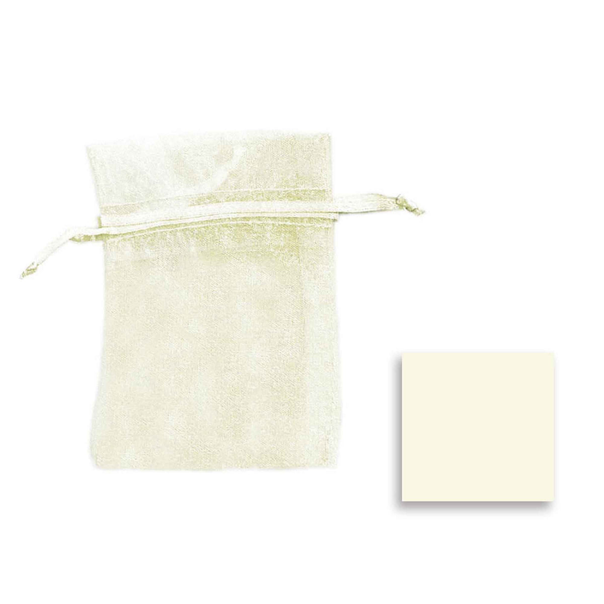 Extra Small Organza Bag - Ivory