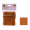 Small Organza Bag - Coffee