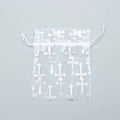 Small Organza Bag - Cross Pattern