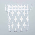 Medium Organza Bag - Cross Pattern