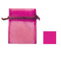 Medium Organza Bag - Fuchsia