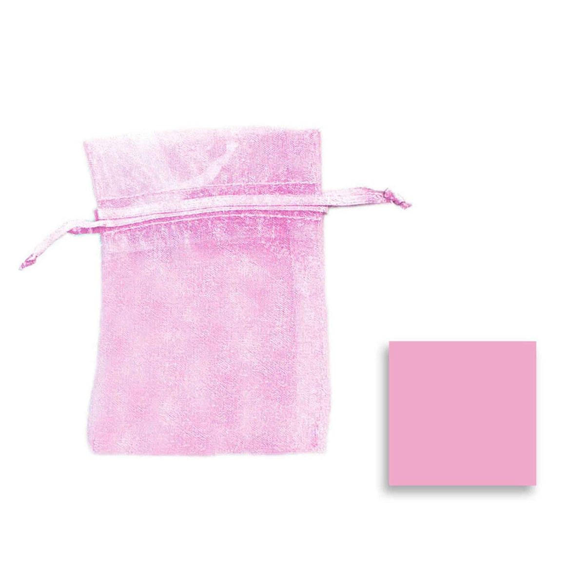 Medium Organza Bag - Pink
