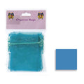 Medium Organza Bag - Royal Blue