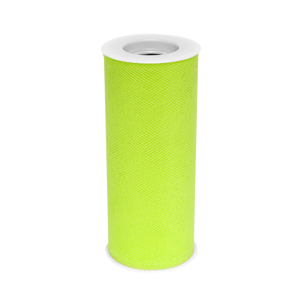 Fabric Tulle 6"W x 25 Yards - Apple Green