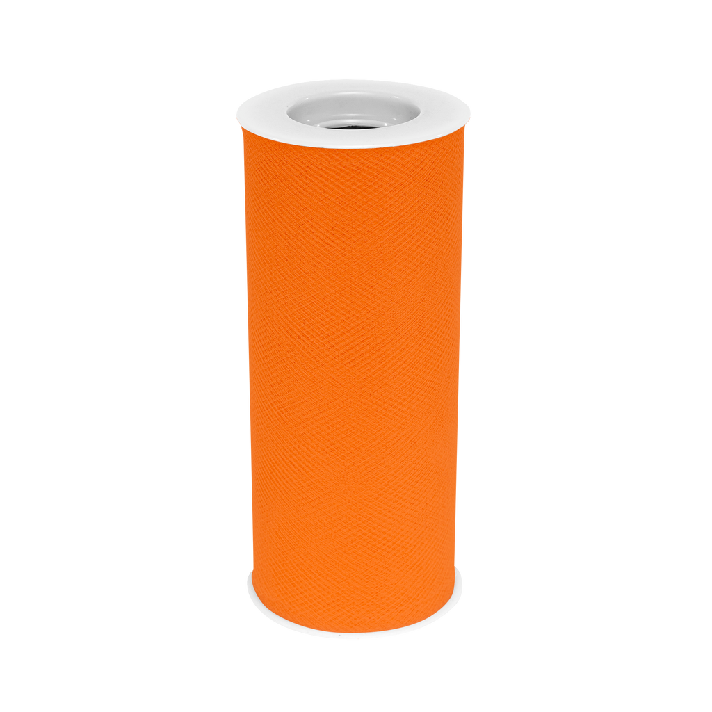 Fabric Tulle 6"W x 25 Yards - Orange