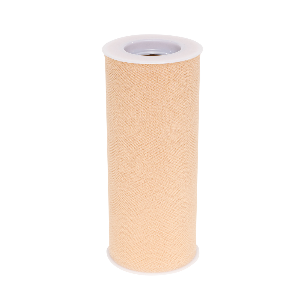 Fabric Tulle 6"W x 25 Yards - Tan