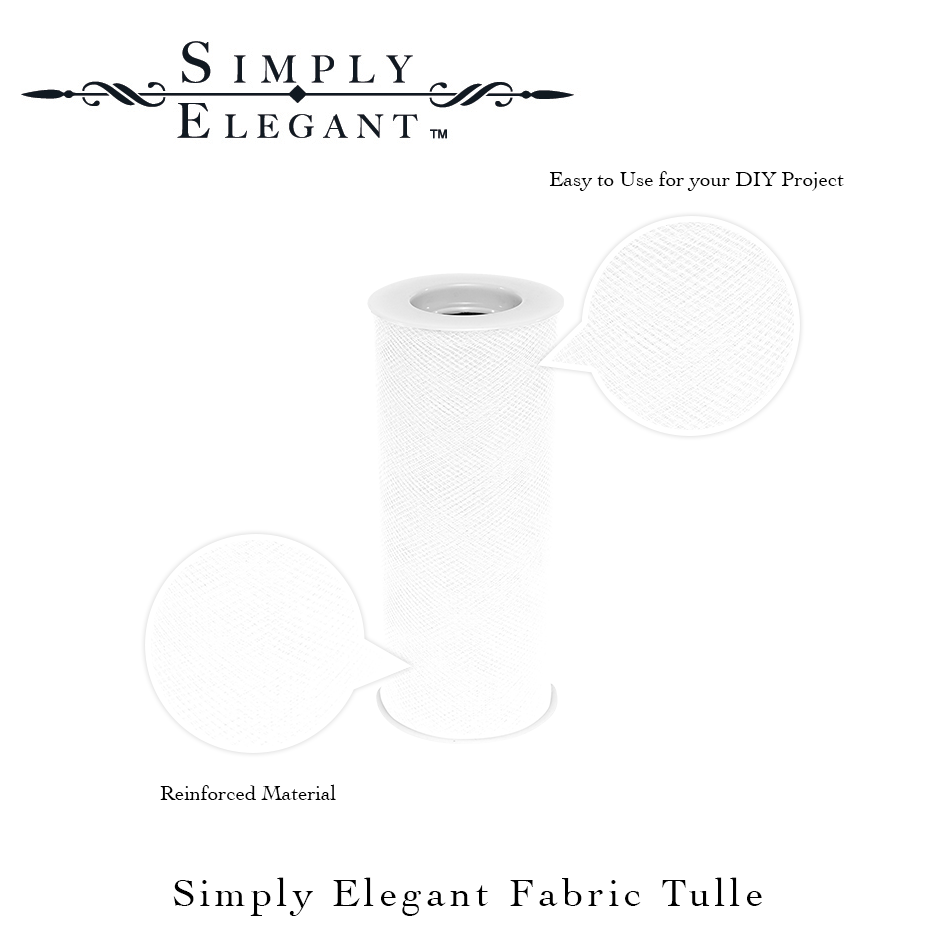 Fabric Tulle 6"W x 25 Yards - Blush