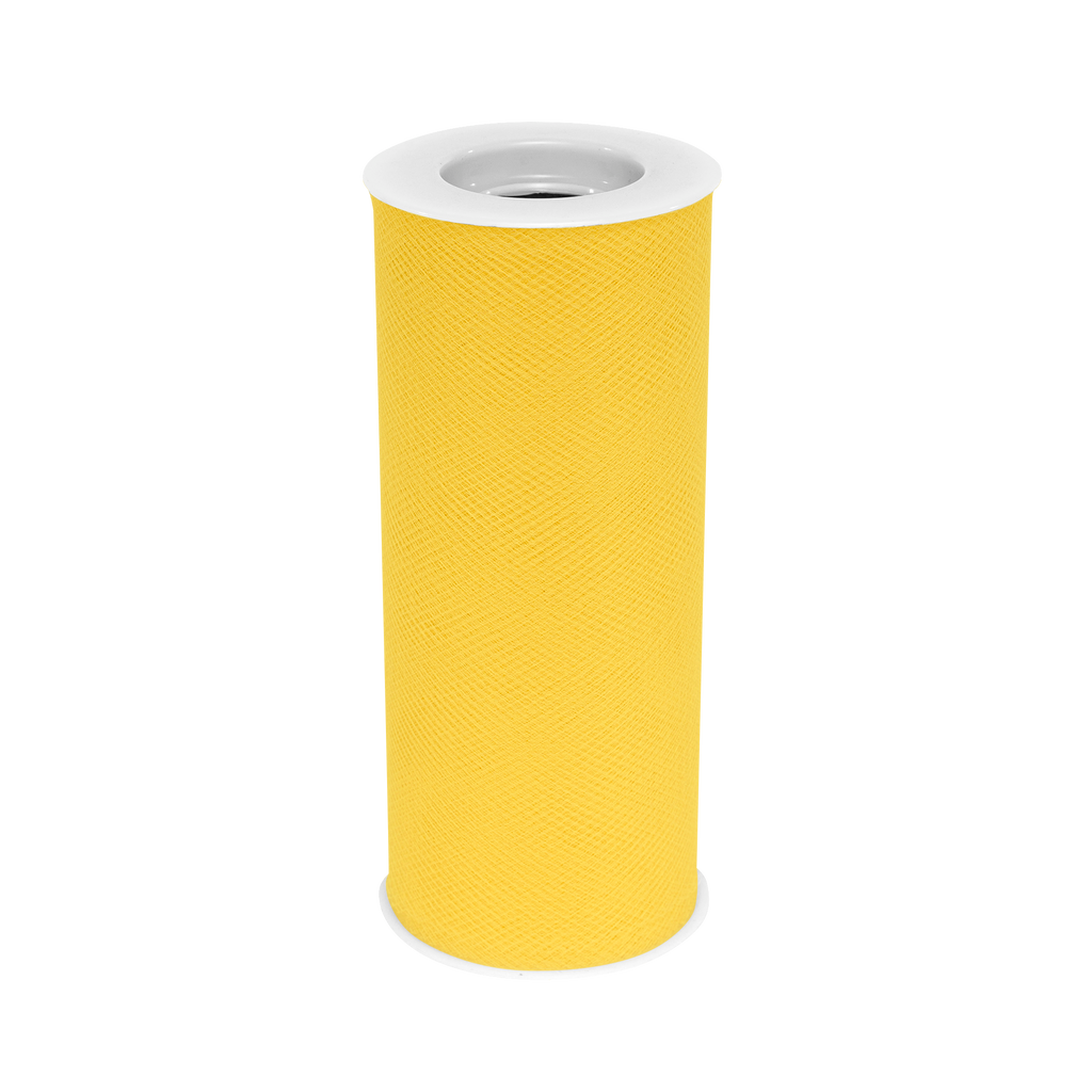 Fabric Tulle 6"W x 25 Yards - Yellow