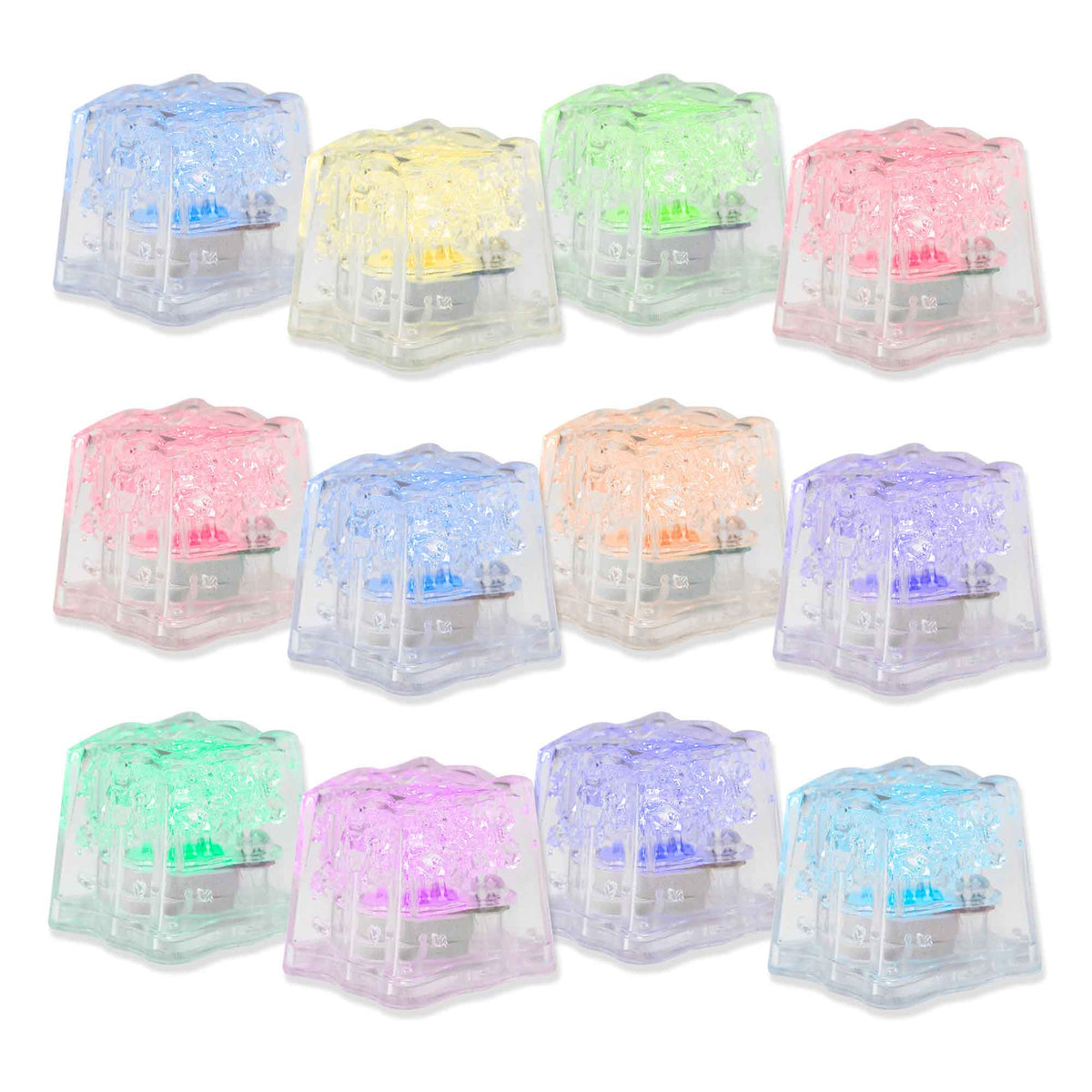 Submersible Ice Cube Lights - Multi Color