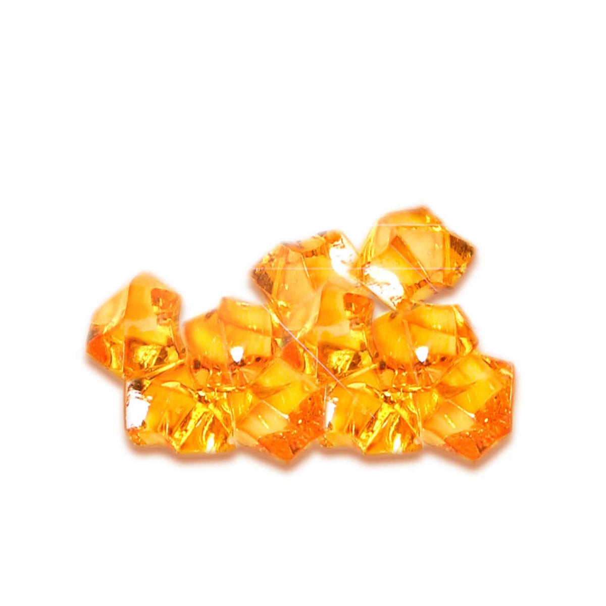 Acrylic Rocks - Orange