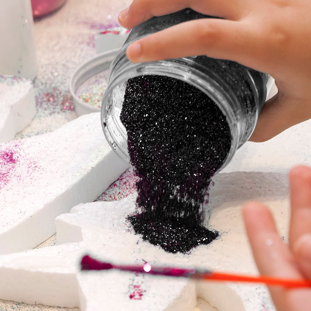 Fine Craft Glitter 1 LB Bottle - Black