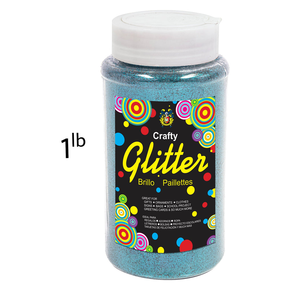 Fine Craft Glitter 1 LB Bottle - Blue