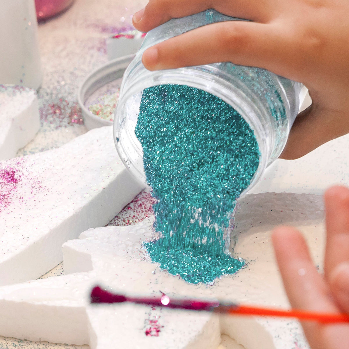 Fine Craft Glitter 1 LB Bottle - Blue