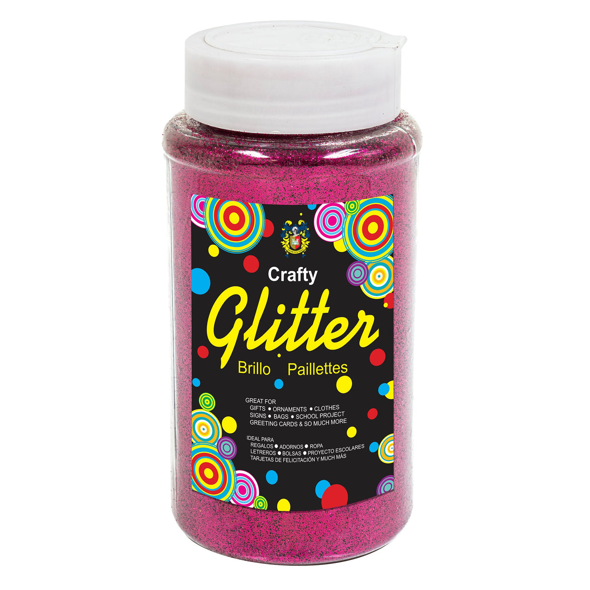 Fine Craft Glitter 1 LB Bottle - Fuchsia