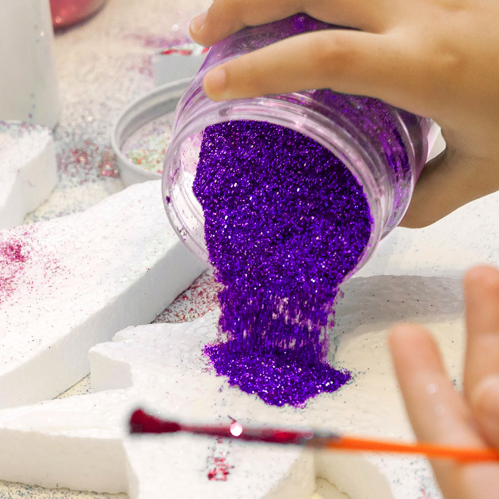 Fine Craft Glitter 1 LB Bottle - Purple