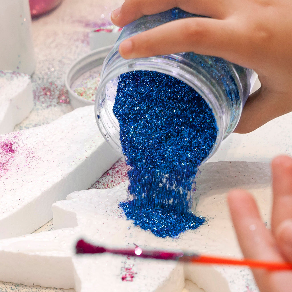 Fine Craft Glitter 1 LB Bottle - Royal Blue