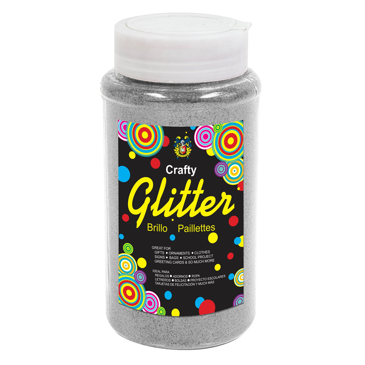Fine Craft Glitter 1 LB Bottle - Silver