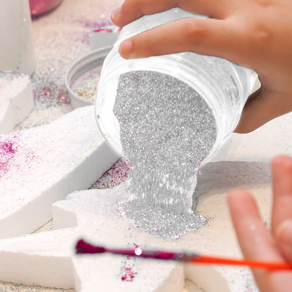 Fine Craft Glitter 1 LB Bottle - White