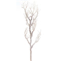 Faux Glitter Manzanita Branch - White