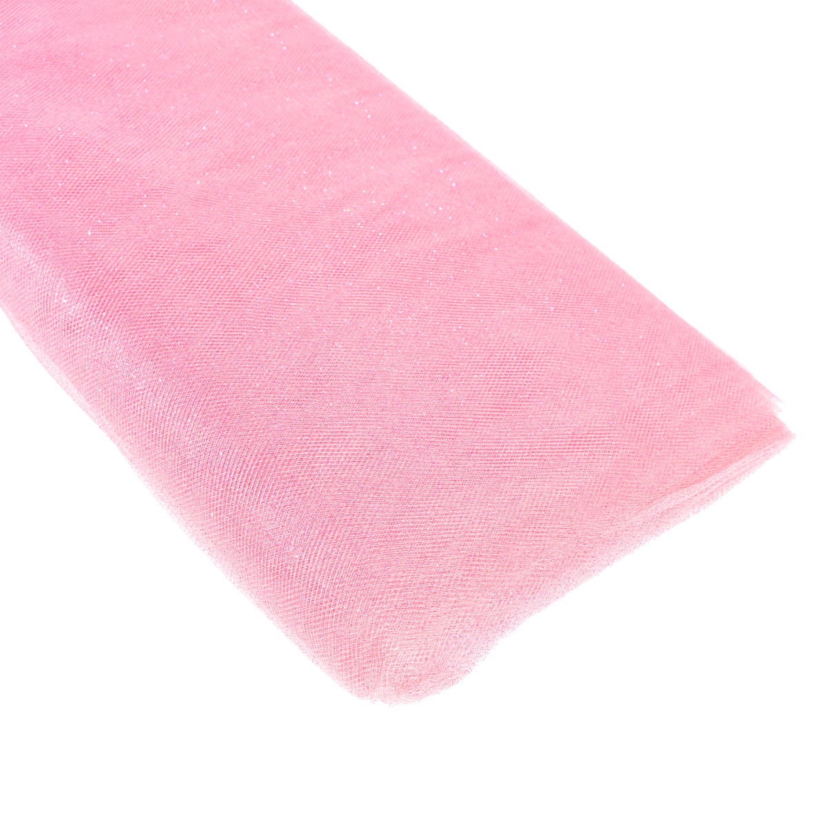 Glitter Tulle Bolt 54" x 10 yards - Pink