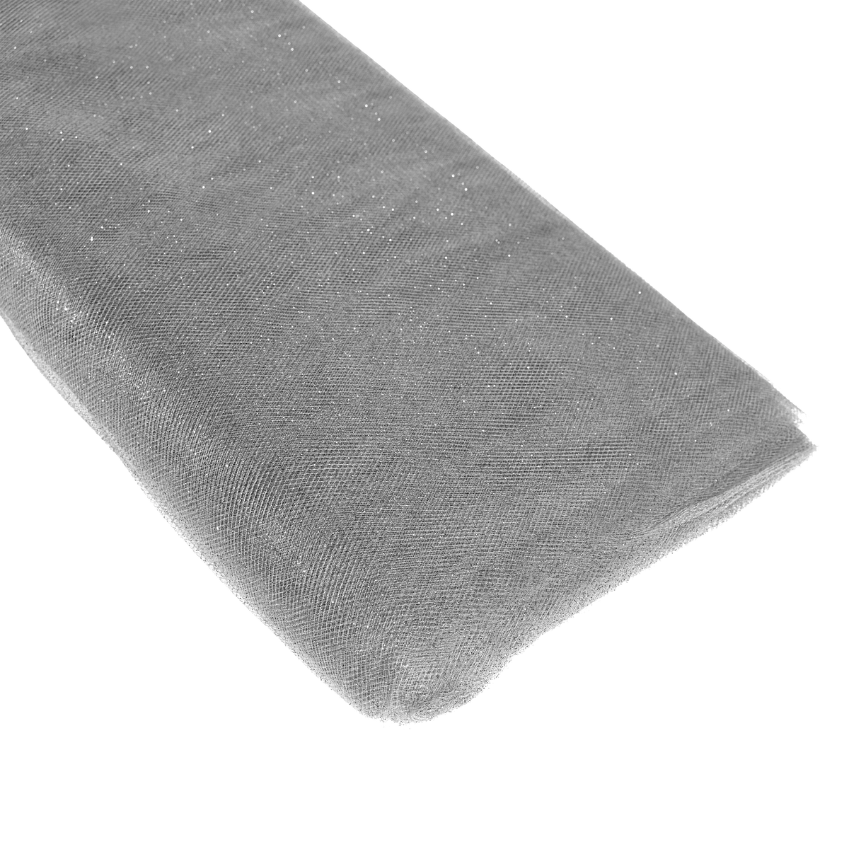 Glitter Tulle Bolt 54" x 10 yards - Silver