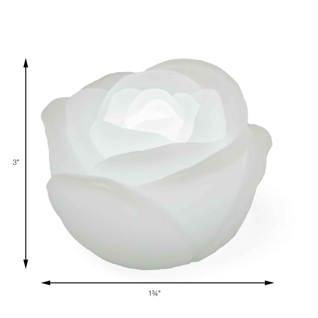LED Floating White Rose Candles - Pack of 2