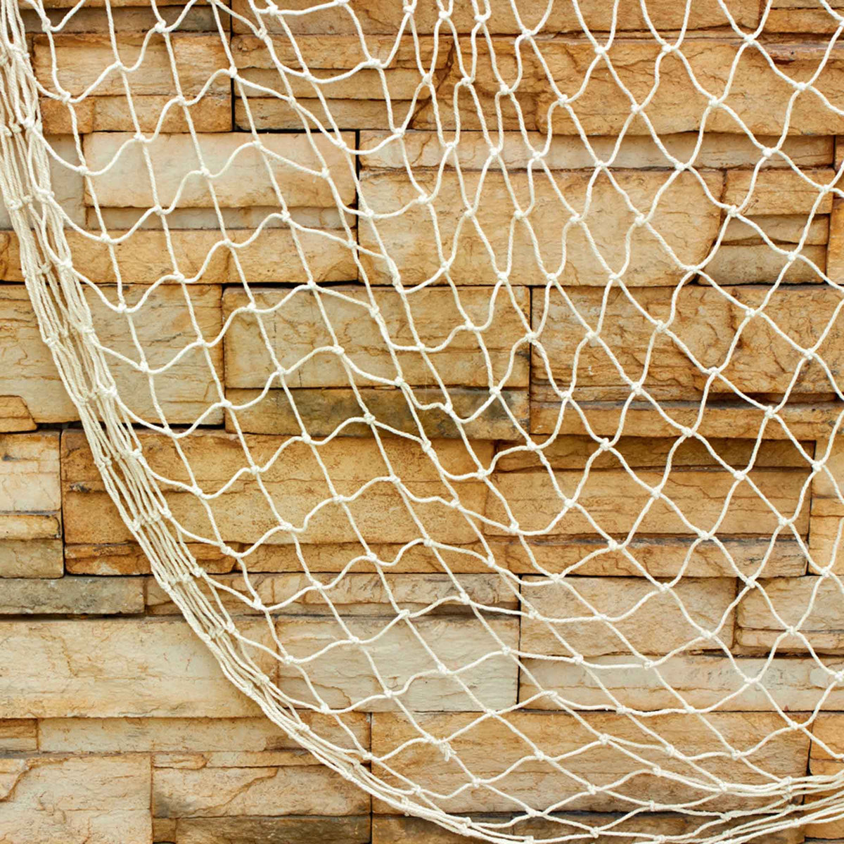 Nautical Fishing Net Decoration - Natural