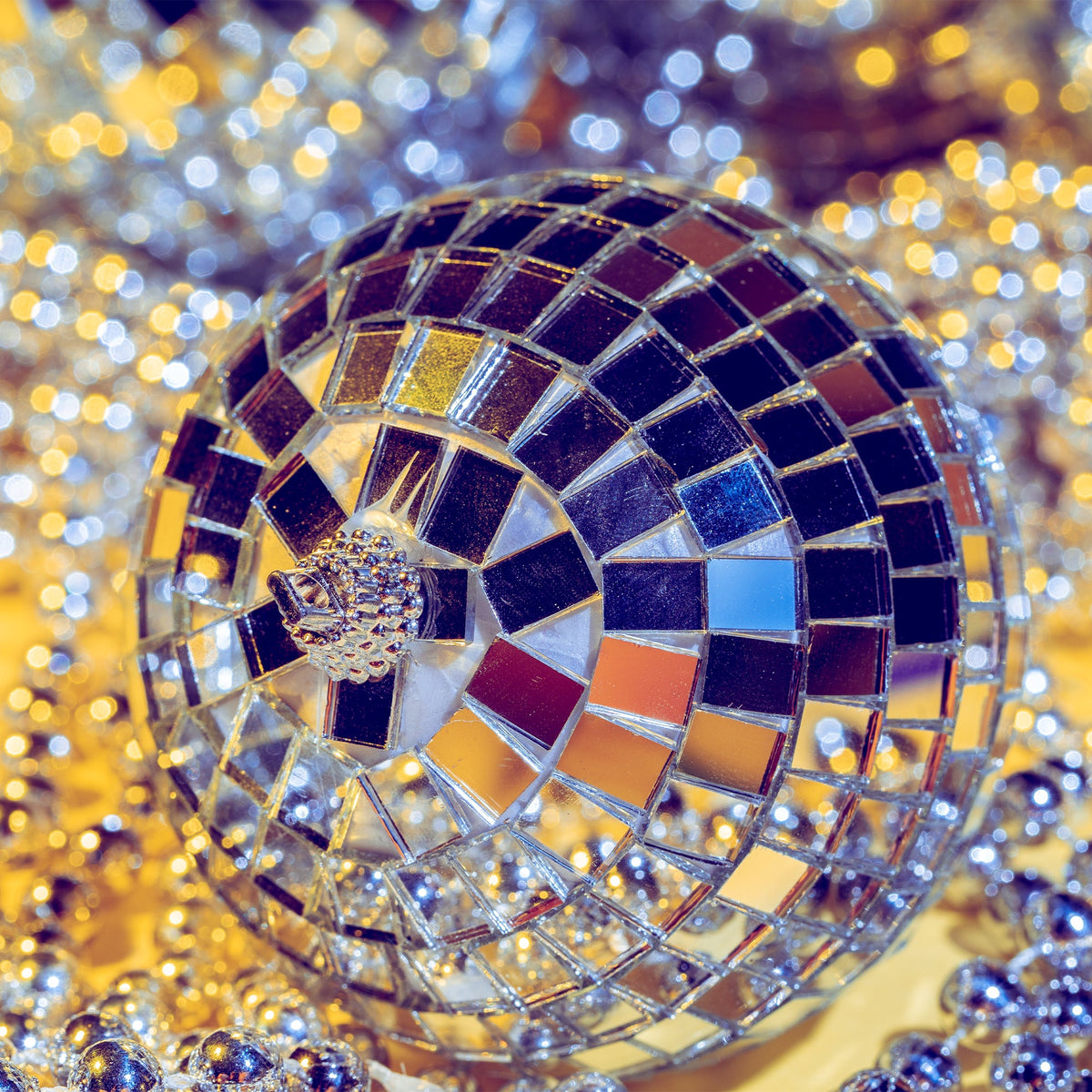 Mirror Disco Balls 4" - Silver