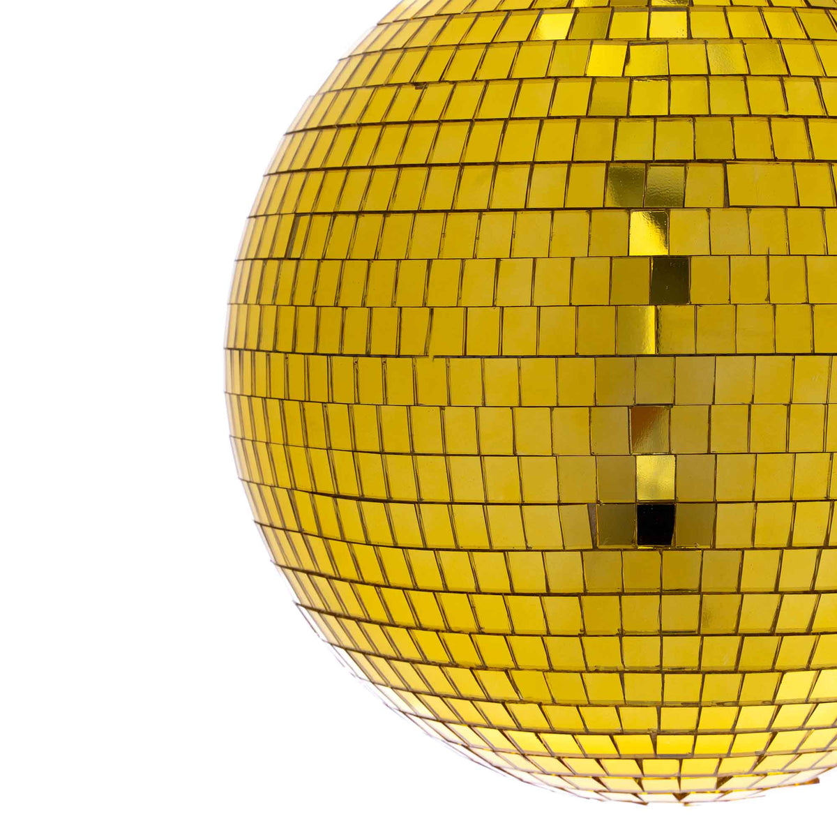 Mirror Disco Balls 12" - Gold