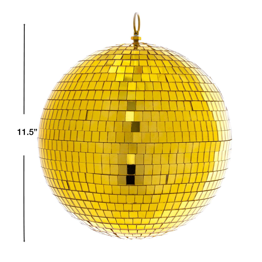 Mirror Disco Balls 12" - Gold