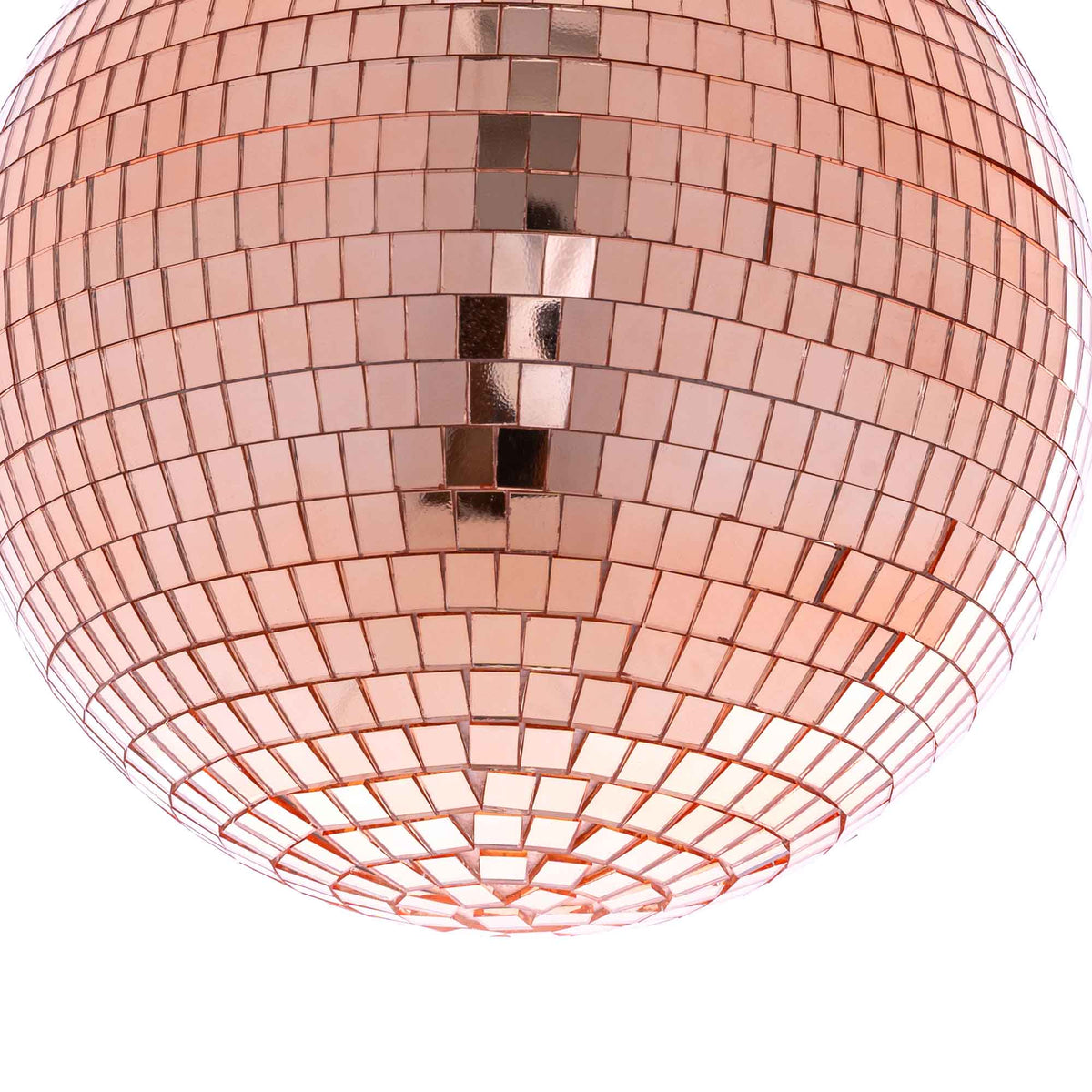 Mirror Disco Balls 12" - Rose Gold