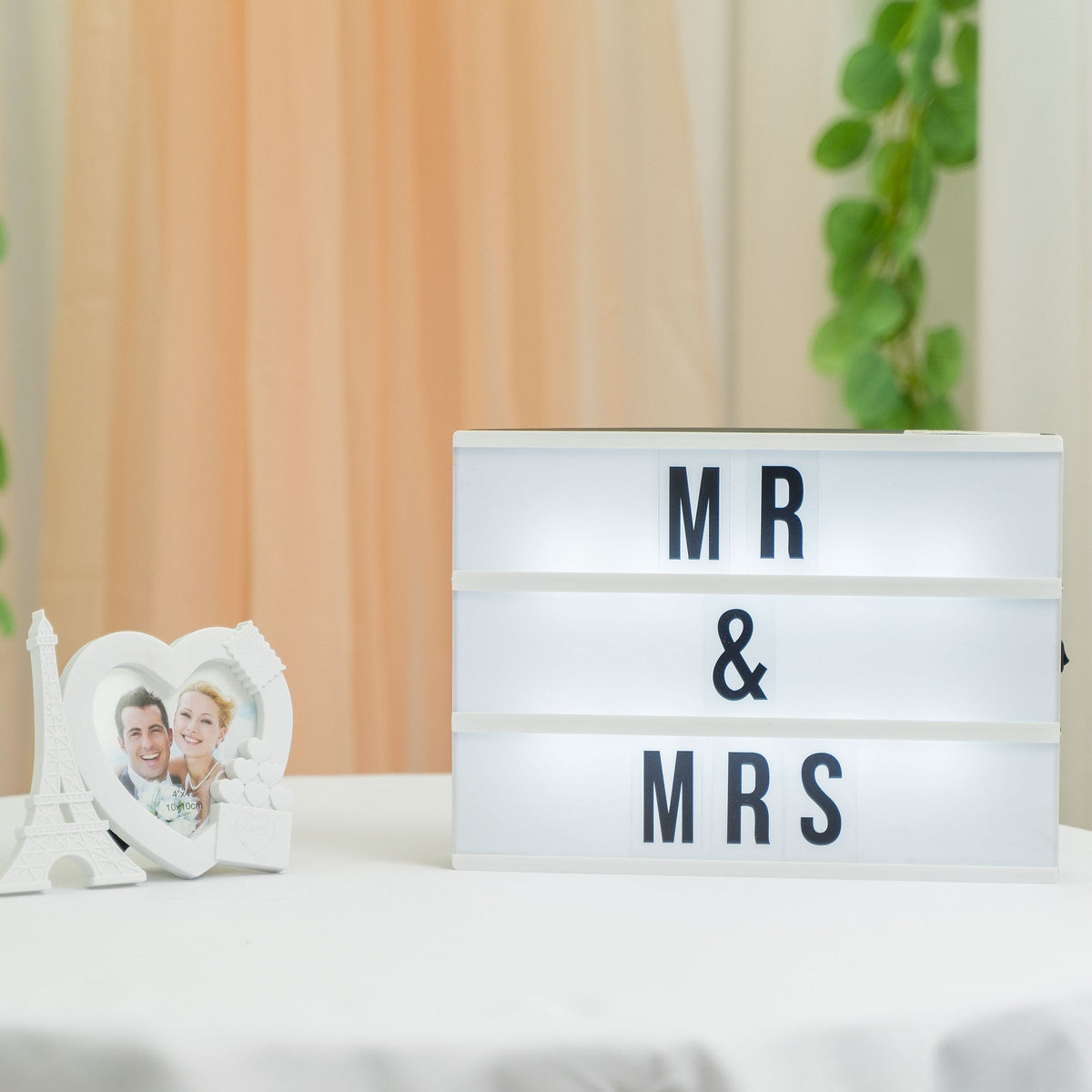 Cinema Marquee Light Box with Letters