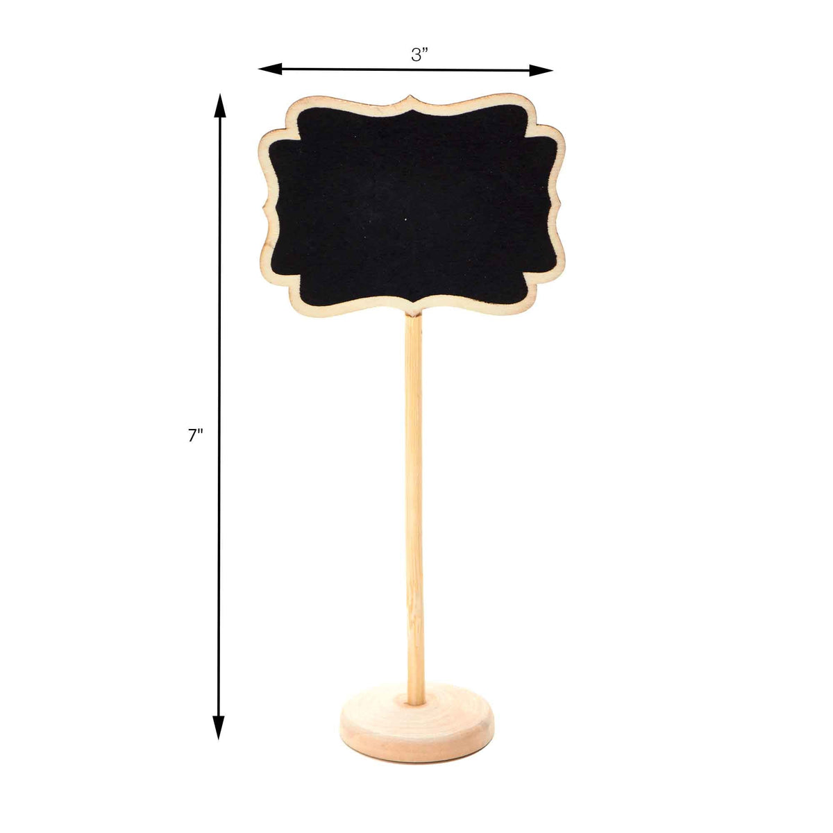 Tabletop Chalkboard Stands 7" - Pack of 6