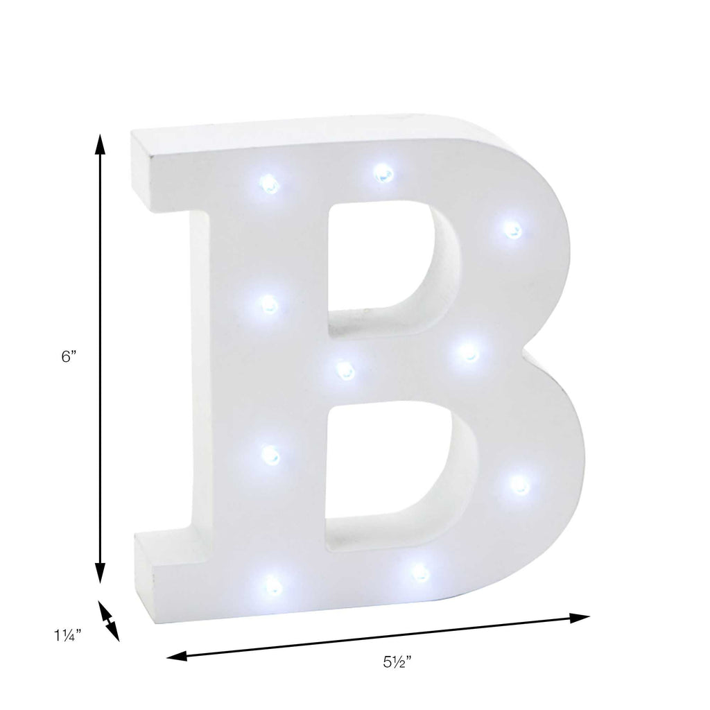 Vintage LED Marquee Letter B