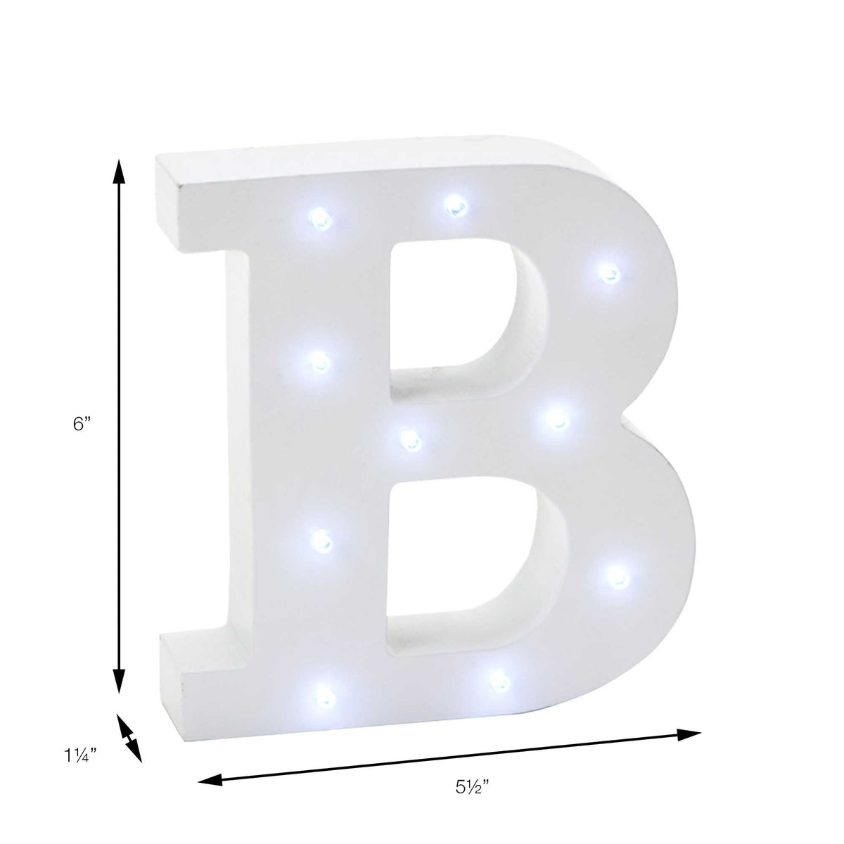 Vintage LED Marquee Letter B