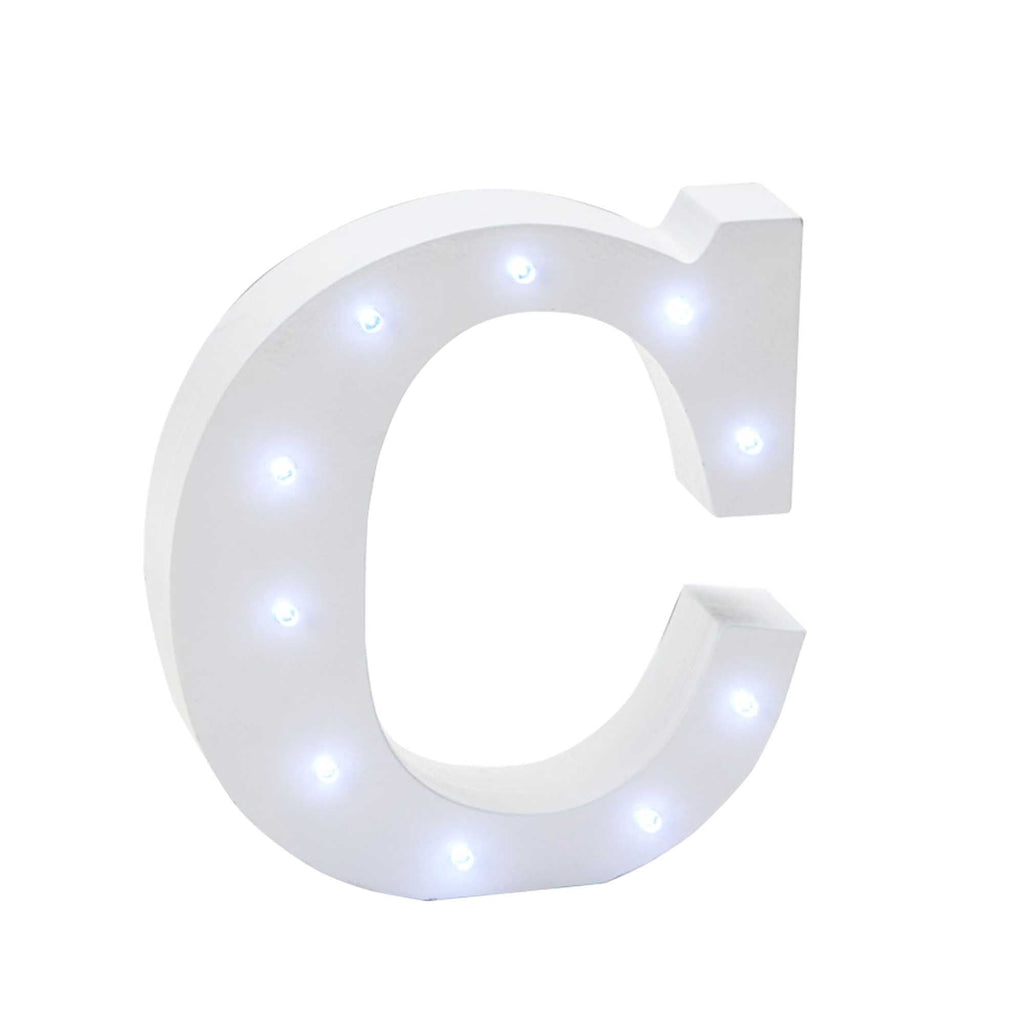 Vintage LED Marquee Letter C